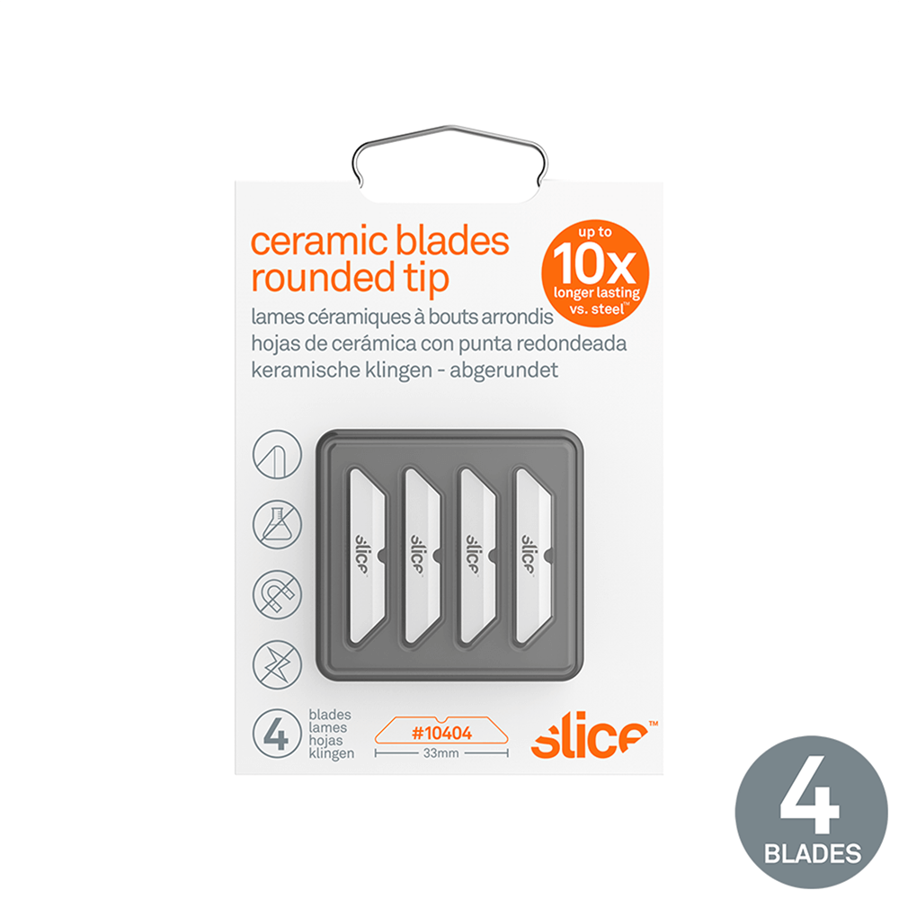 SLICE, 7 in Overall Lg, Ceramic Rounded Tip, Box Cutter - 6XVR1