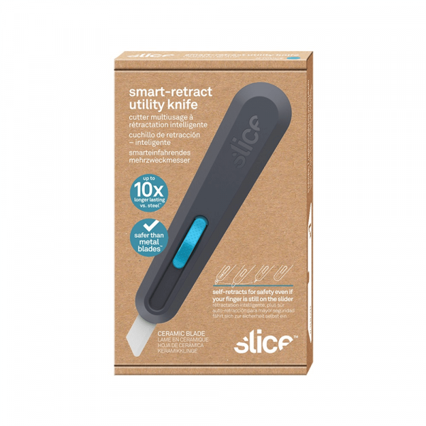 Slice: Smart-Retracting Metal Squeeze Knife - SRV Damage Preventions